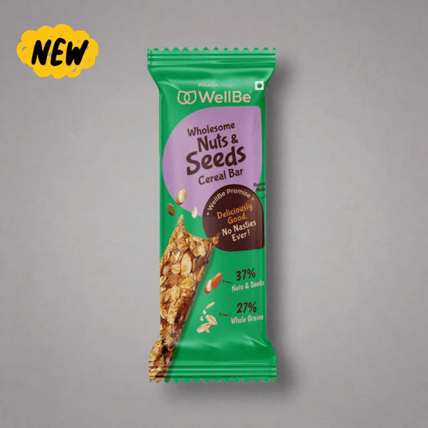 WellBe Wholesome Nuts and Seeds Bar 32g