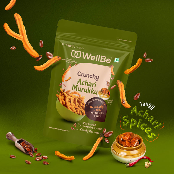 WellBe Achari Murukku 110g