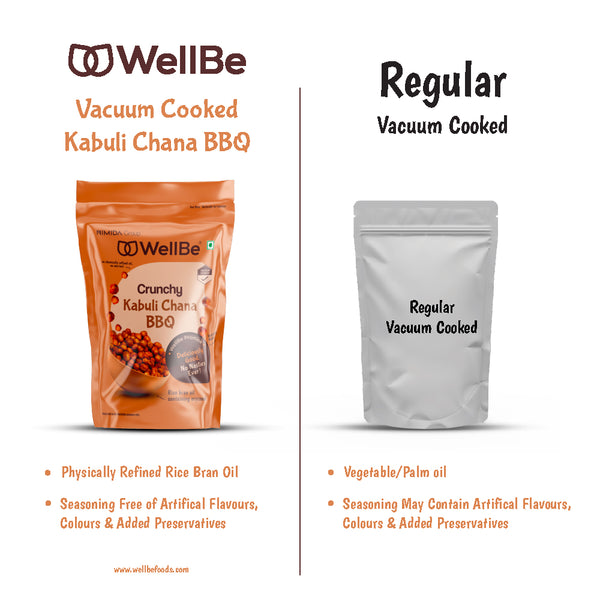 WelllBe Vacuum Cooked Kabuli Chana BBQ 70g