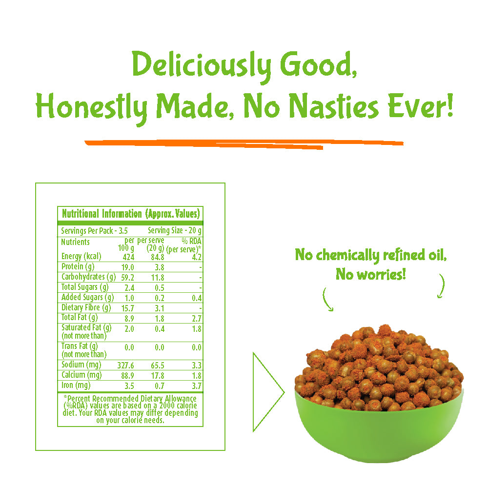 WellBe Vacuum Cooked Green Peas 70g