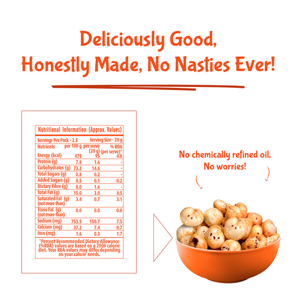 WellBe Makhana Thai Sweet Chilli 50g