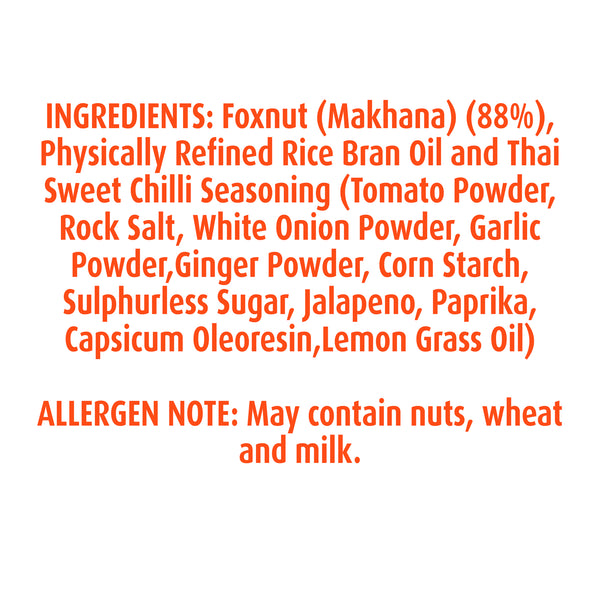 WellBe Makhana Thai Sweet Chilli 50g