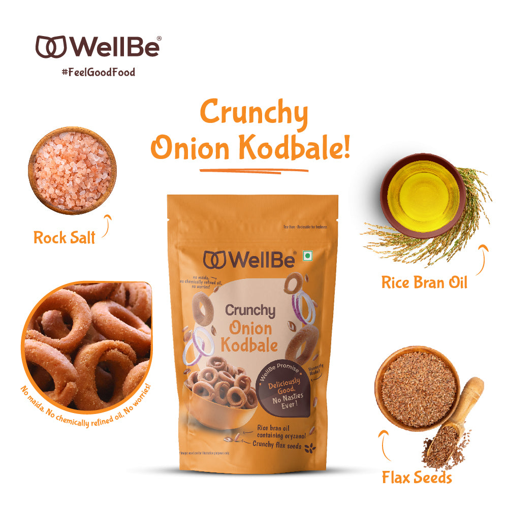 WellBe Onion Kodbale(Pack of 2x135g)