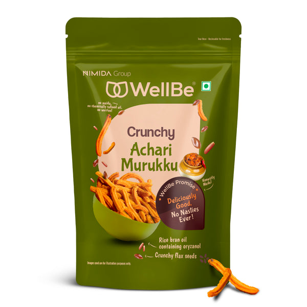 WellBe Achari Murukku 110g