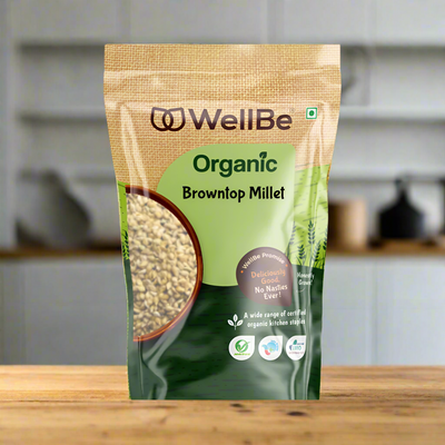 WellBe Organic Browntop Millet 500g