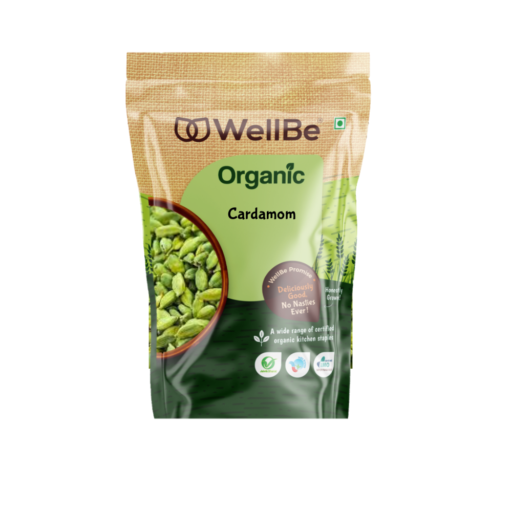 WellBe Organic Cardamom (green) 100g