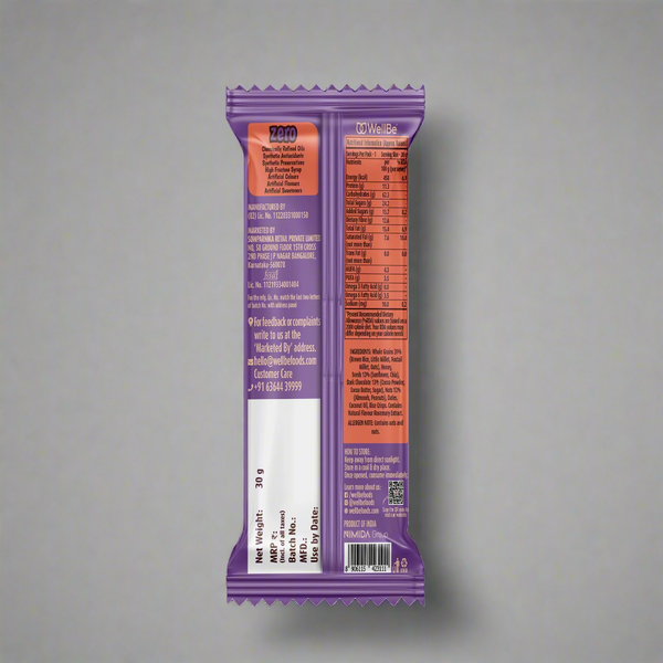 WellBe Wholesome Chocochunk Delight Bar 32g