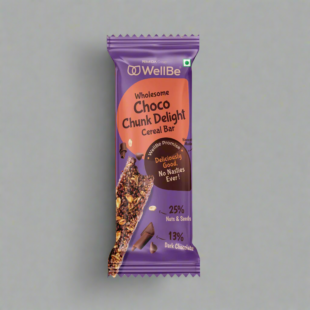 WellBe Wholesome Chocochunk Delight Bar 32g