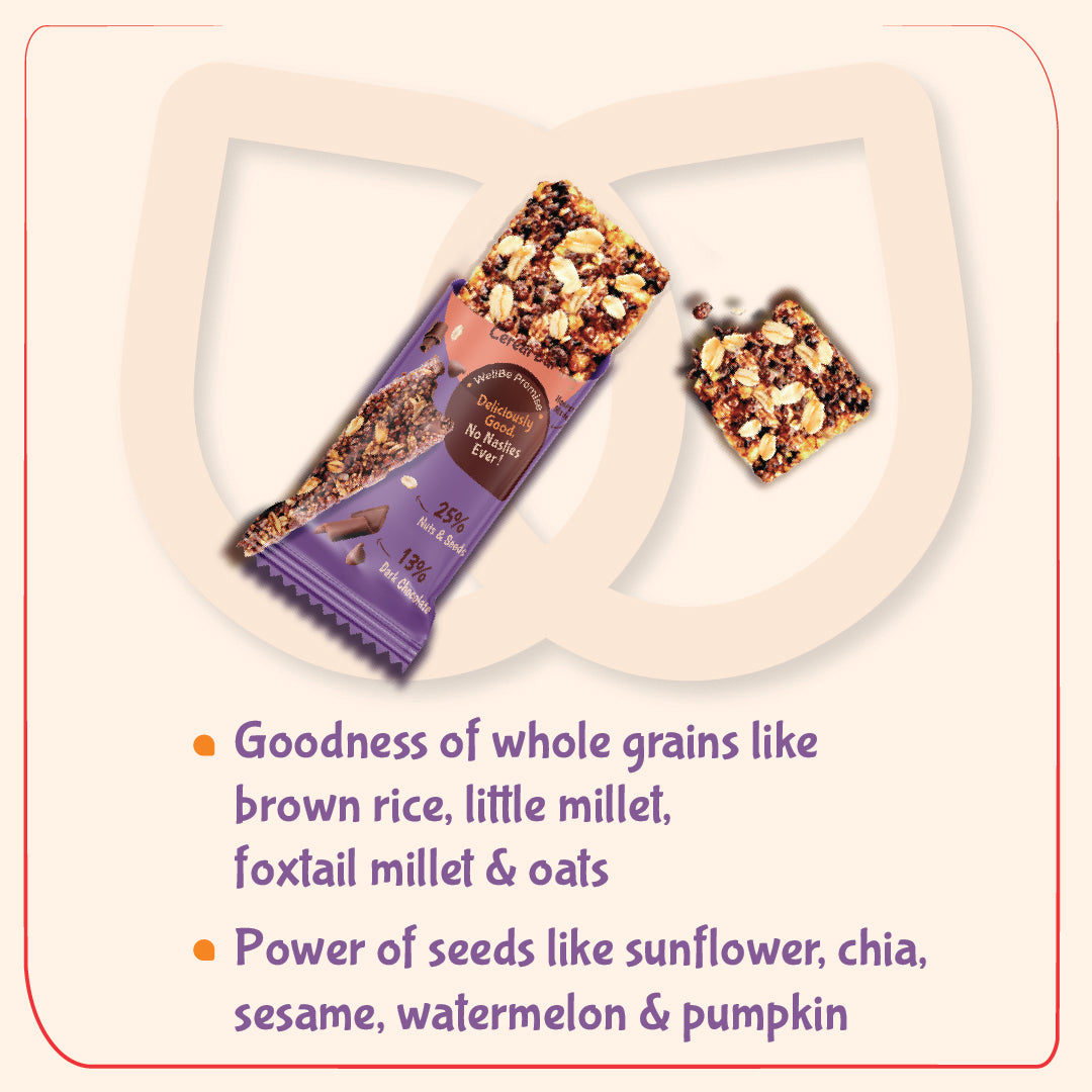 WellBe Wholesome Chocochunk Delight Bar 32g