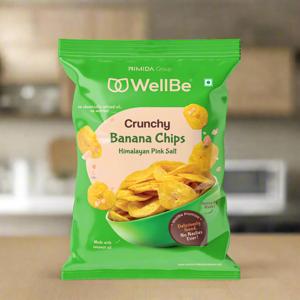 Banana Chips Himalayan Pink salt 80g