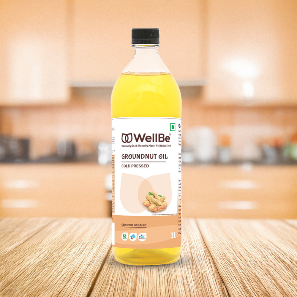 WellBe Organic Groundnut Oil