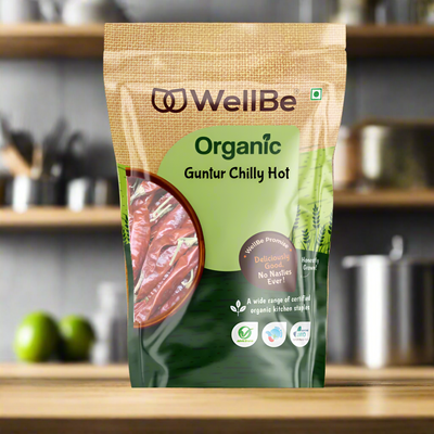 WellBe Organic Guntur Chilli 250g