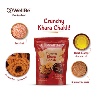 WellBe Khara Chakli(Pack of 2x135g)