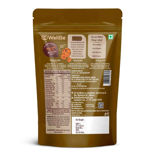 WellBe Millets Chakli 110g