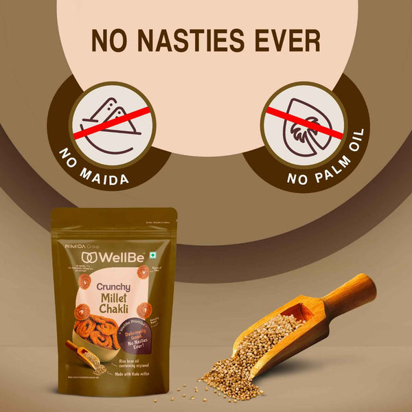 WellBe Millets Chakli 110g