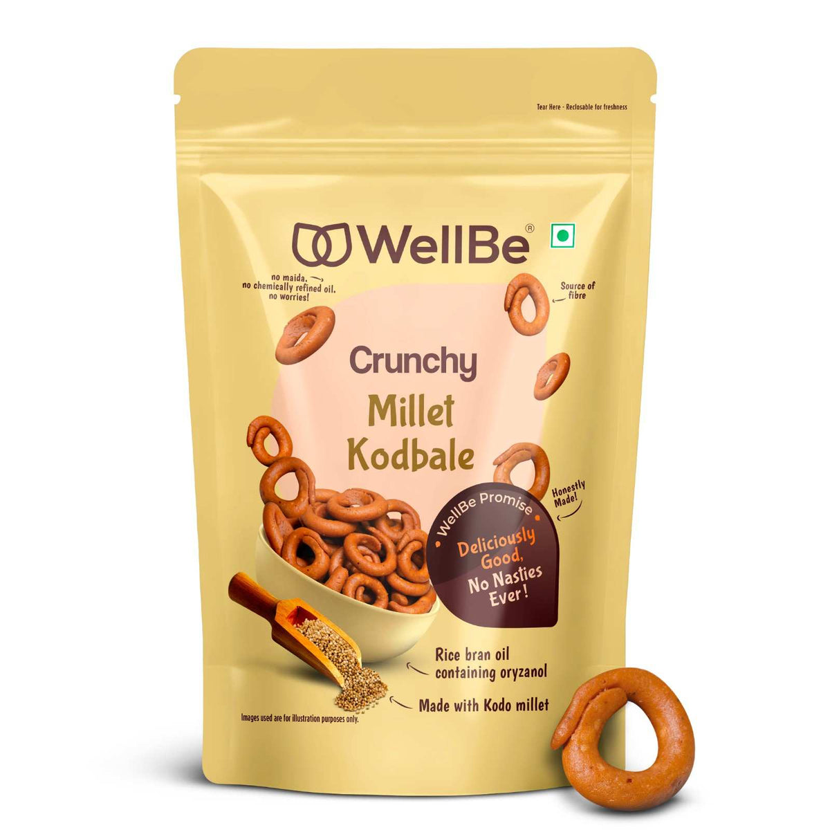 WellBe Millet Kodbale 110g