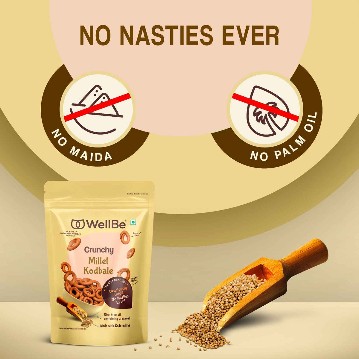 WellBe Millet Kodbale 110g