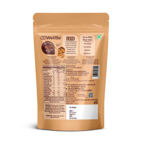 WellBe Millets Nippattu 110g