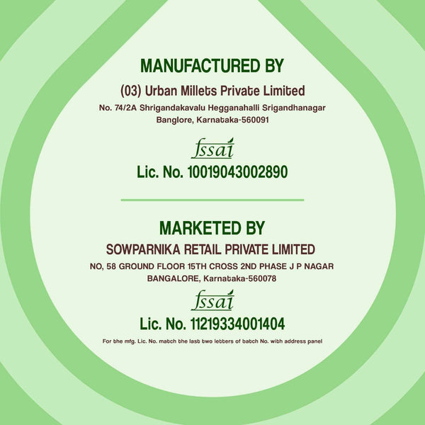 WellBe Millets Tengolu 110g