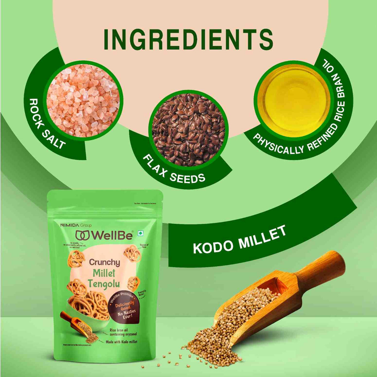 WellBe Millets Tengolu 110g