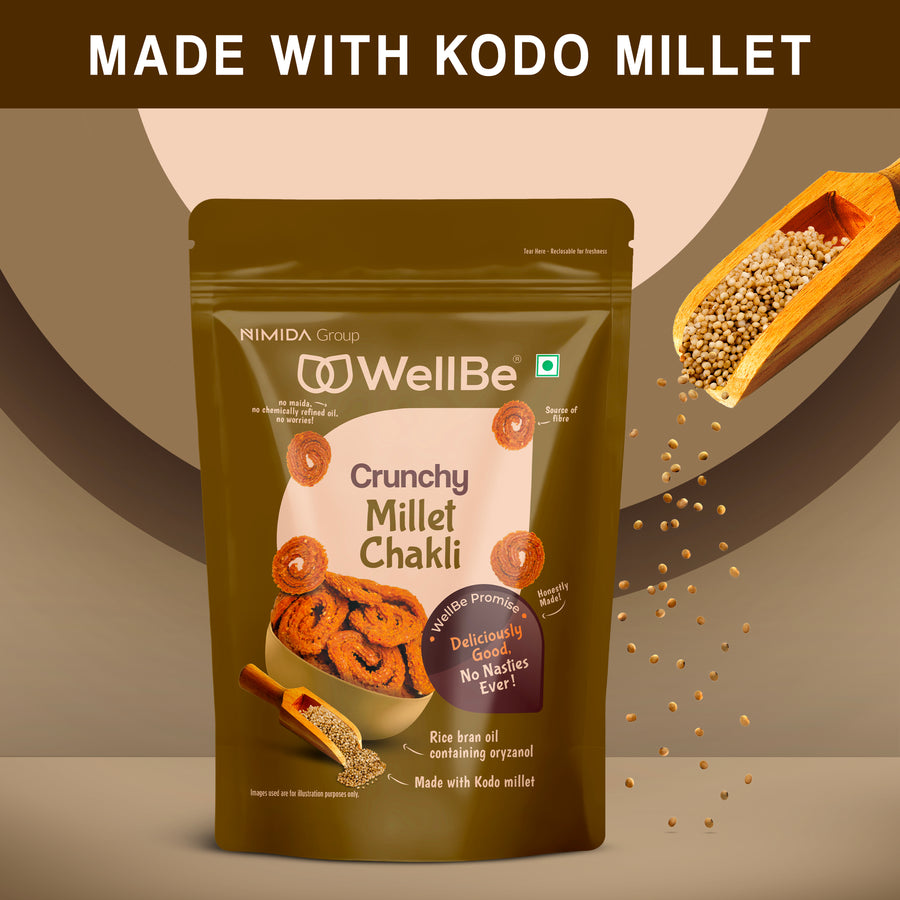 WellBe Millets Chakli 110g