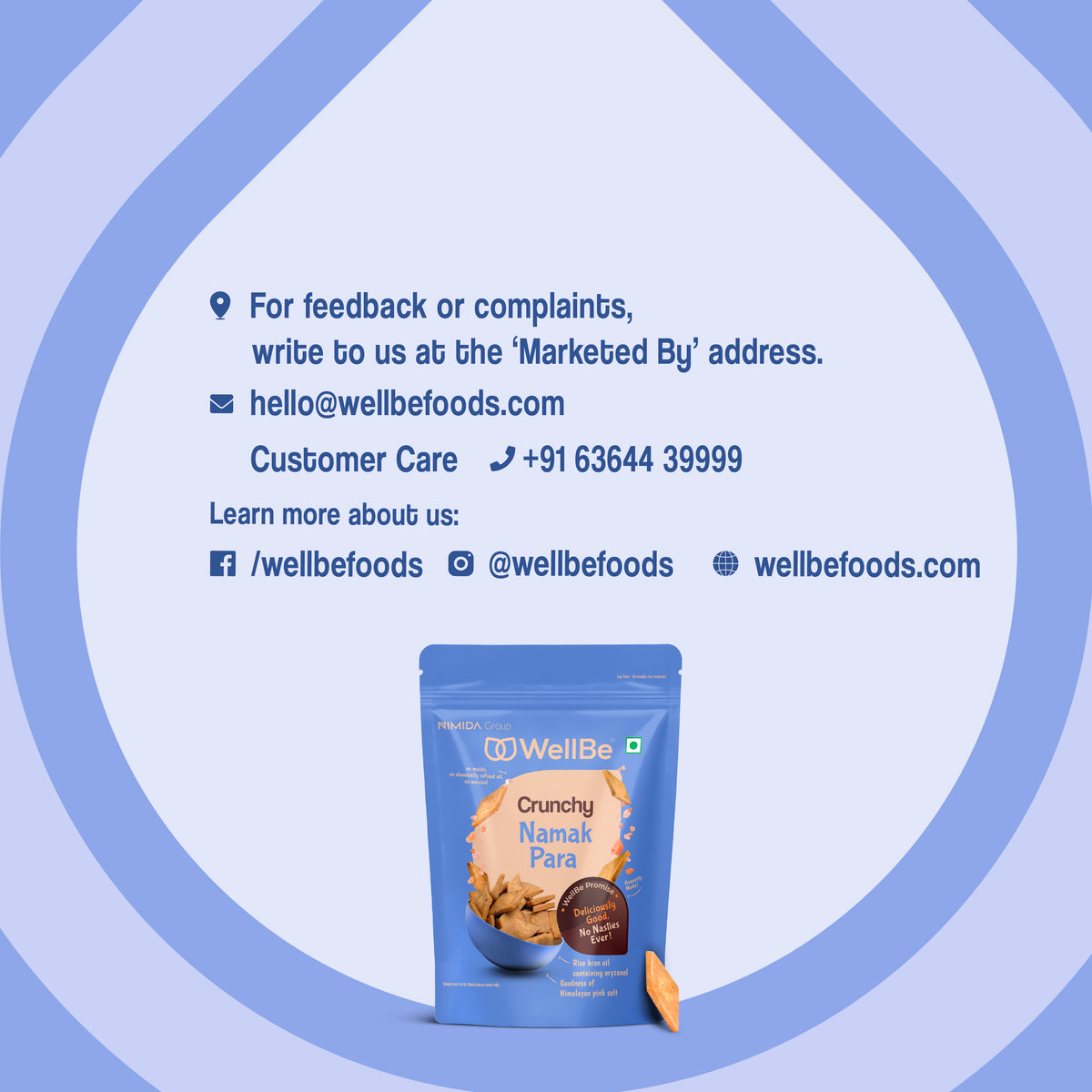 WellBe Namak Para 110g