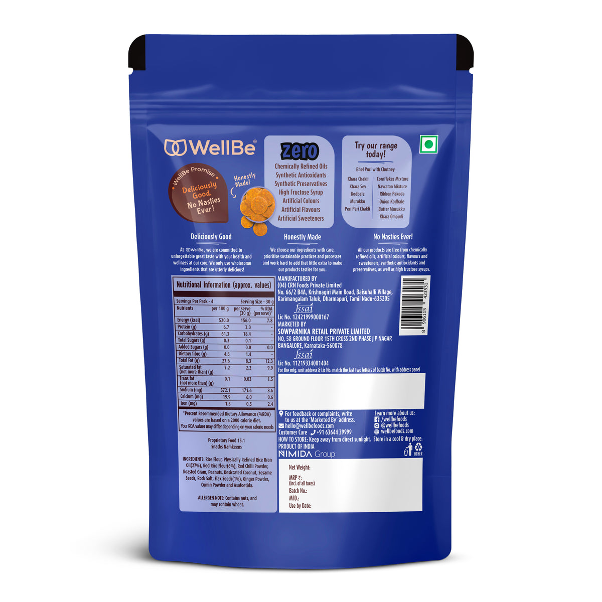 WellBe Nippattu 120g