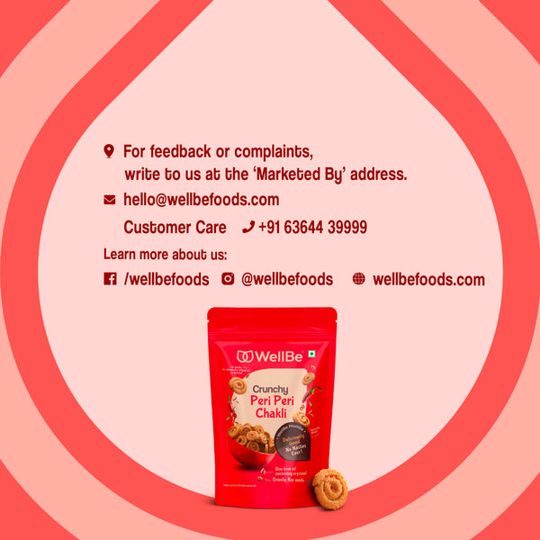 WellBe Peri Peri Chakli 120g