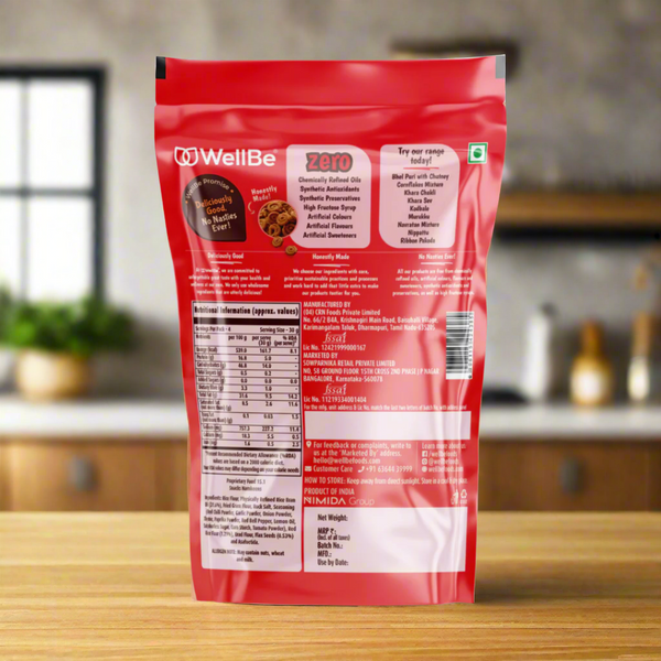 WellBe Peri Peri Chakli (Pack of 2x135g)