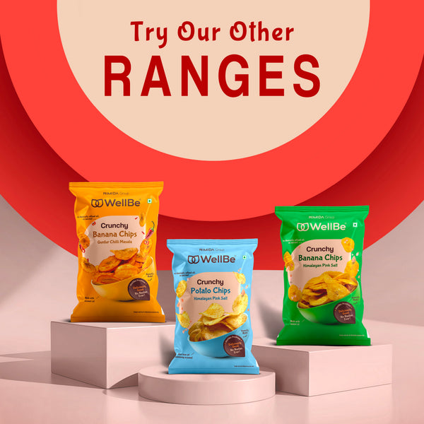 WellBe Potato Chips Guntur Chilli Masala 80g