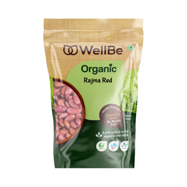 WellBe Organic Rajma Red 500g