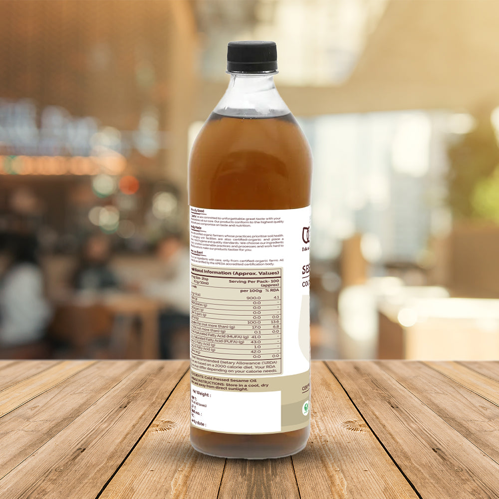 WellBe Organic Sesame Oil 1 ltr