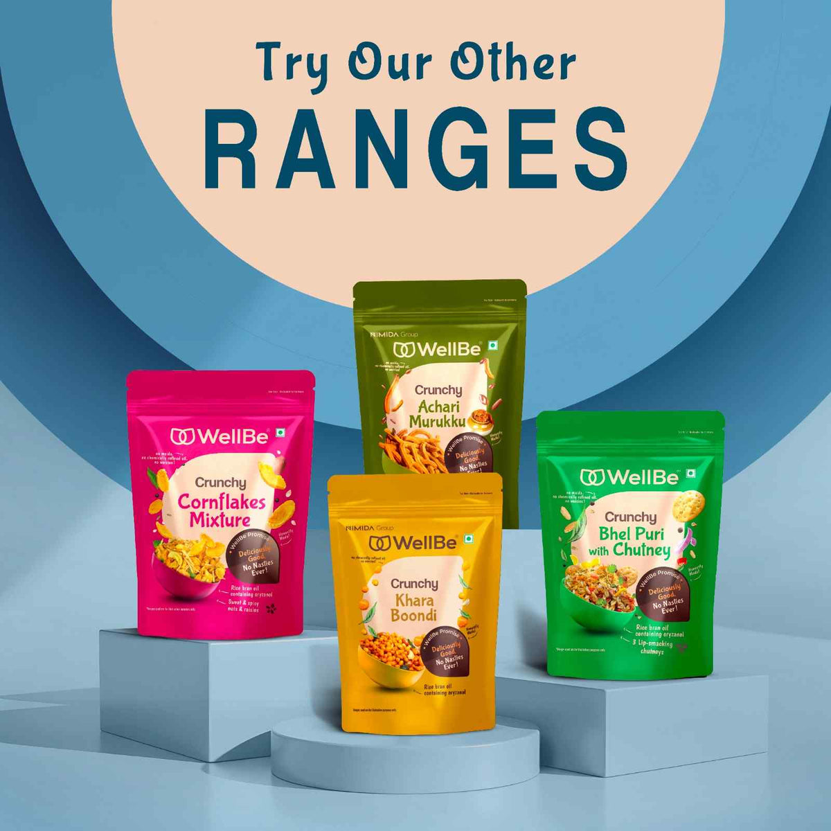 WellBe Soya Sticks Chatpata 110g