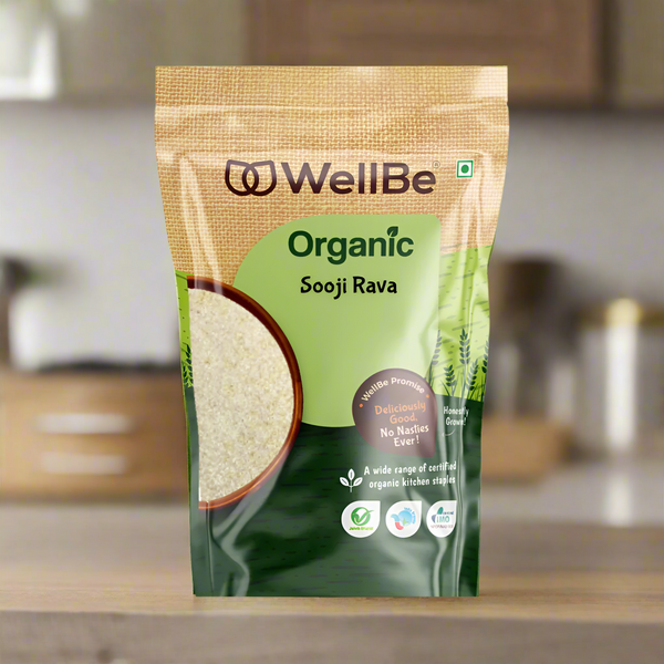 WellBe Organic Sooji Rava 1kg