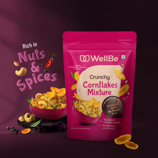 WellBe Cornflakes Mix 120g
