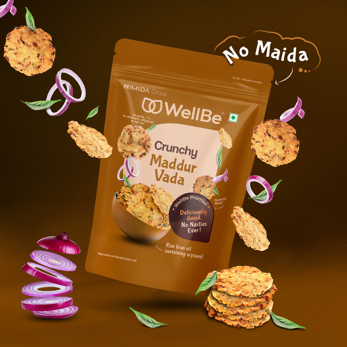 WellBe Maddur Vada 110g