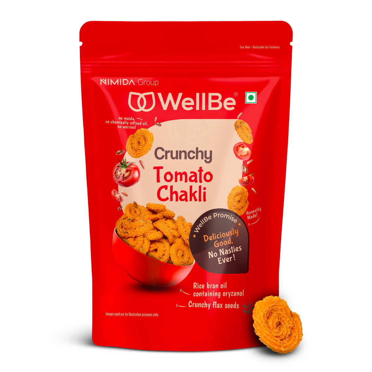 WellBe Tomato Chakli 110g