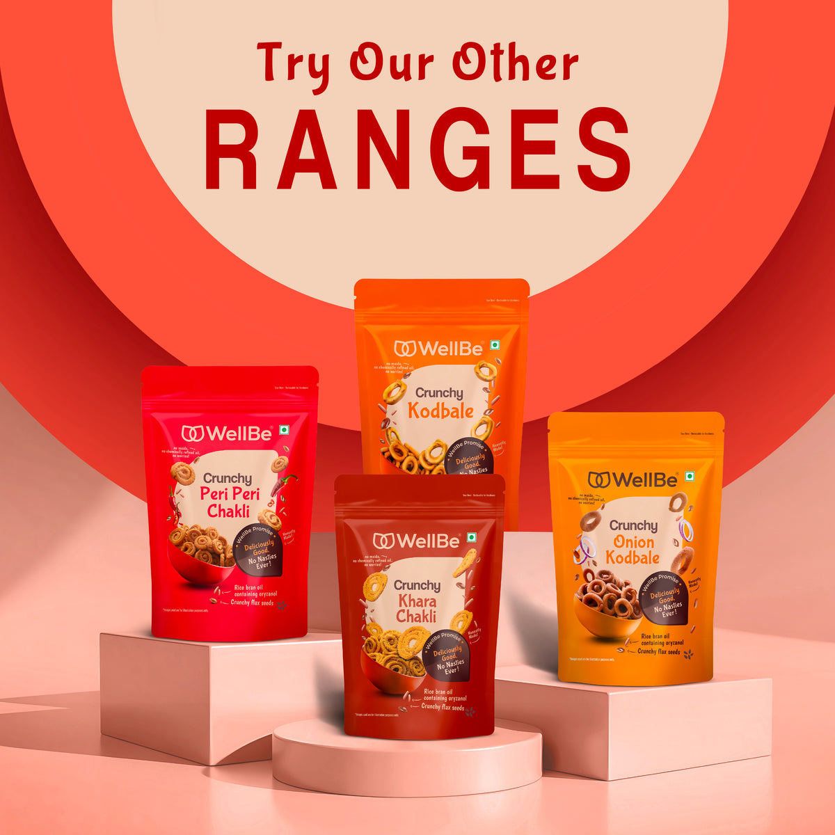 WellBe Tomato Chakli 110g