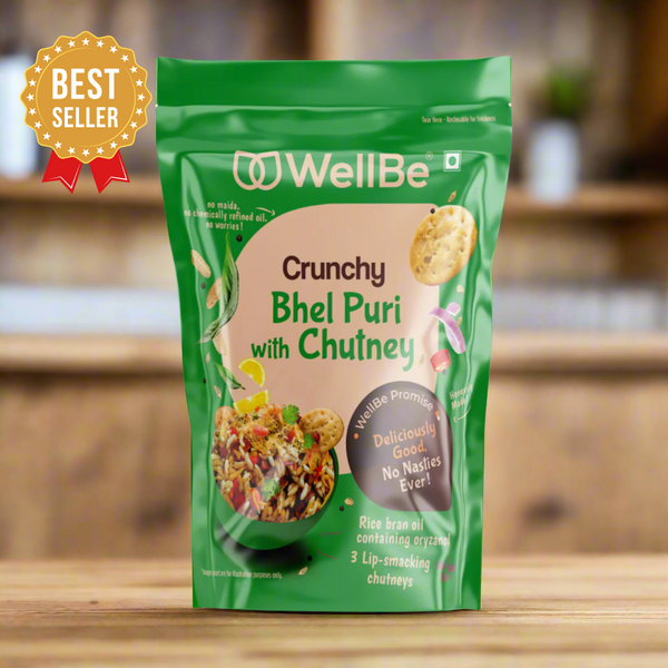 WellBe Bhelpuri + Chutney(Pack of 2x135g)