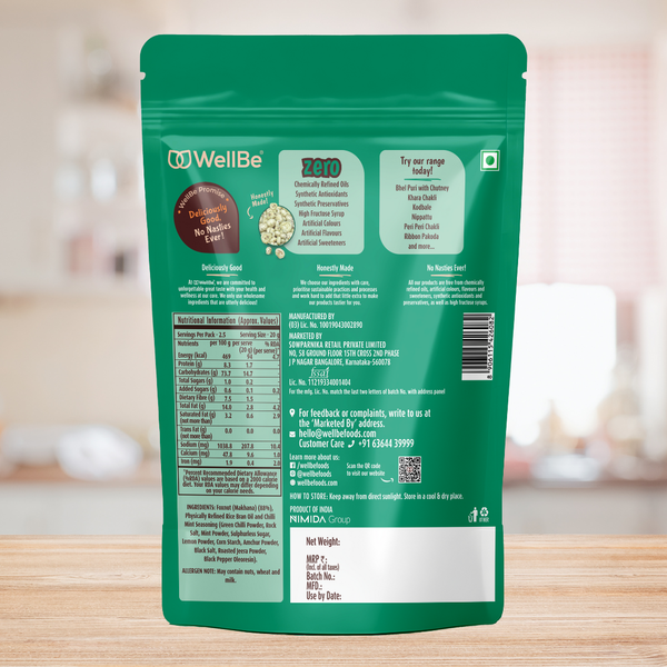 WellBe Makhana Chilli Mint 50g
