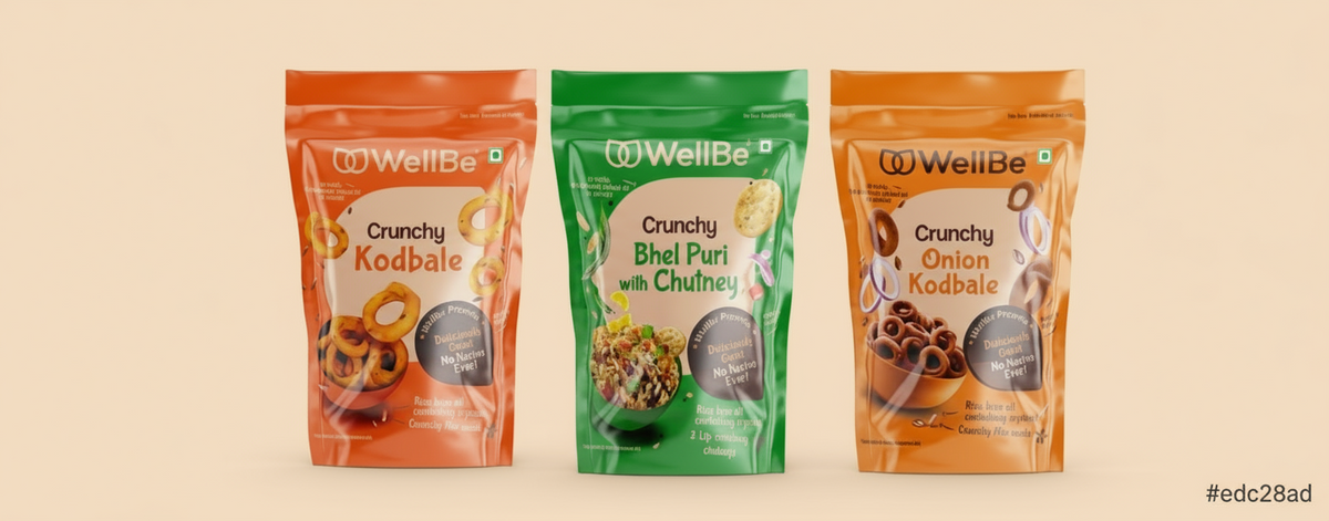 WellBe Peri Peri Chakli 135g