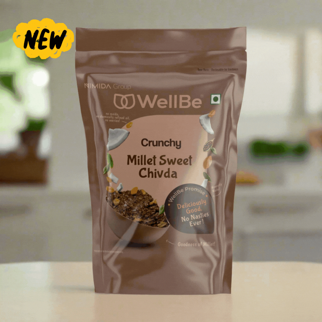 WellBe Millet Sweet Chivda 110g
