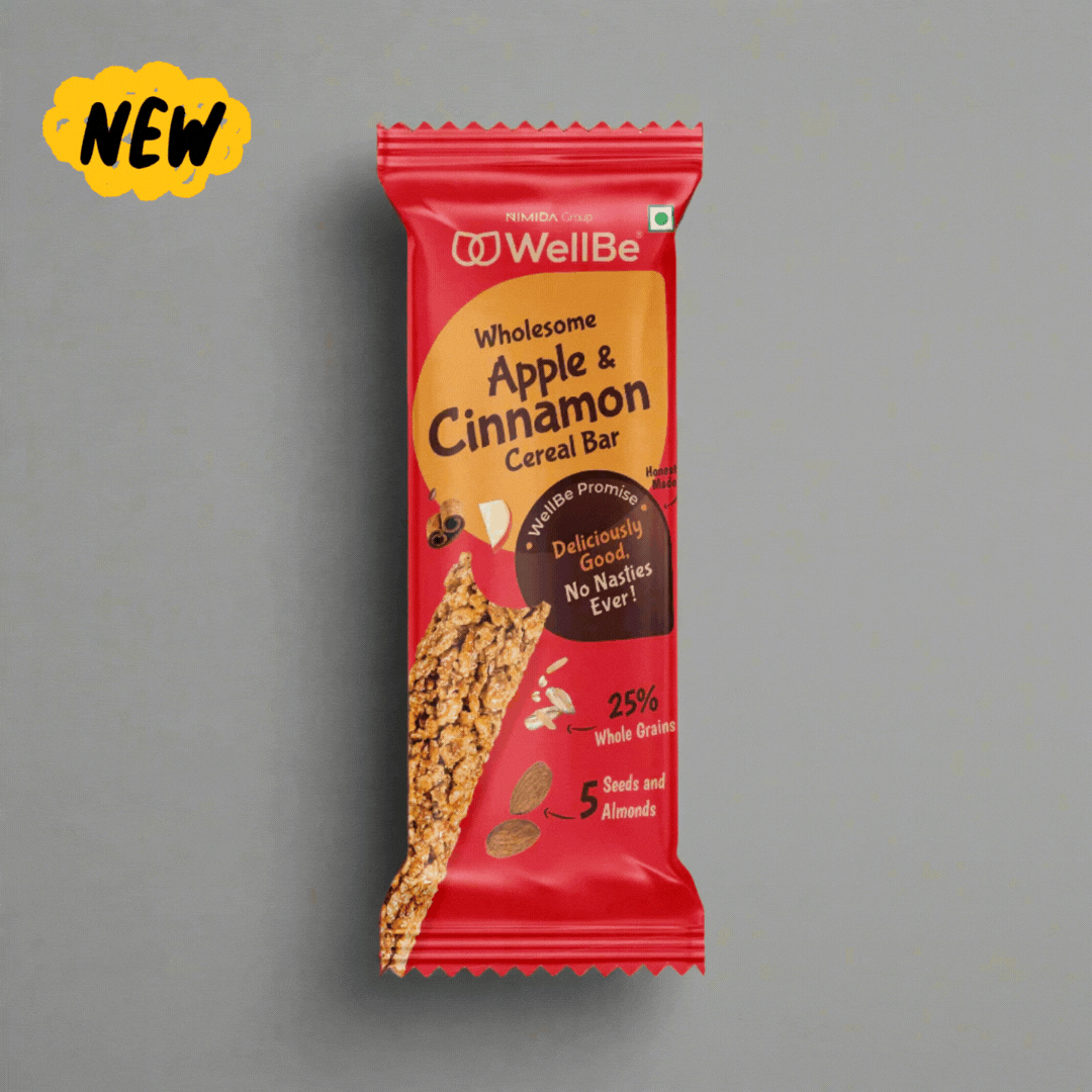 WellBe Wholesome Apple and Cinnamon Bar 32g
