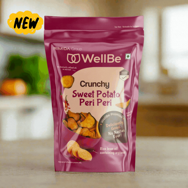 WellBe Vacuum Cooked Sweet Potato Chips 50g