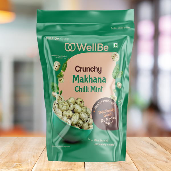 WellBe Makhana Chilli Mint 50g