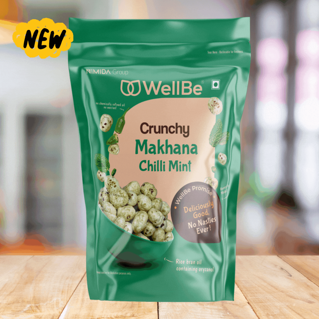 WellBe Makhana Chilli Mint 50g