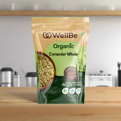 WellBe Organic Coriander Whole 100g