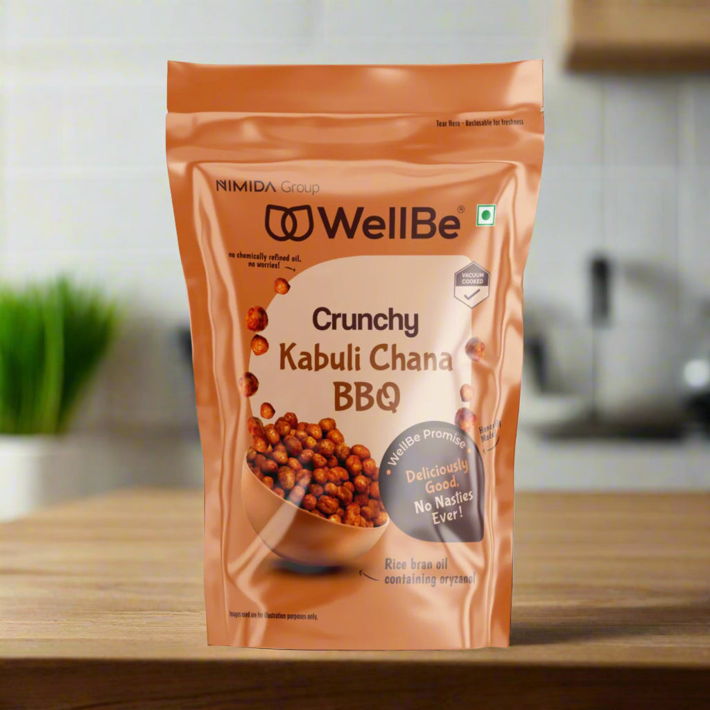 WelllBe Vacuum Cooked Kabuli Chana BBQ 70g