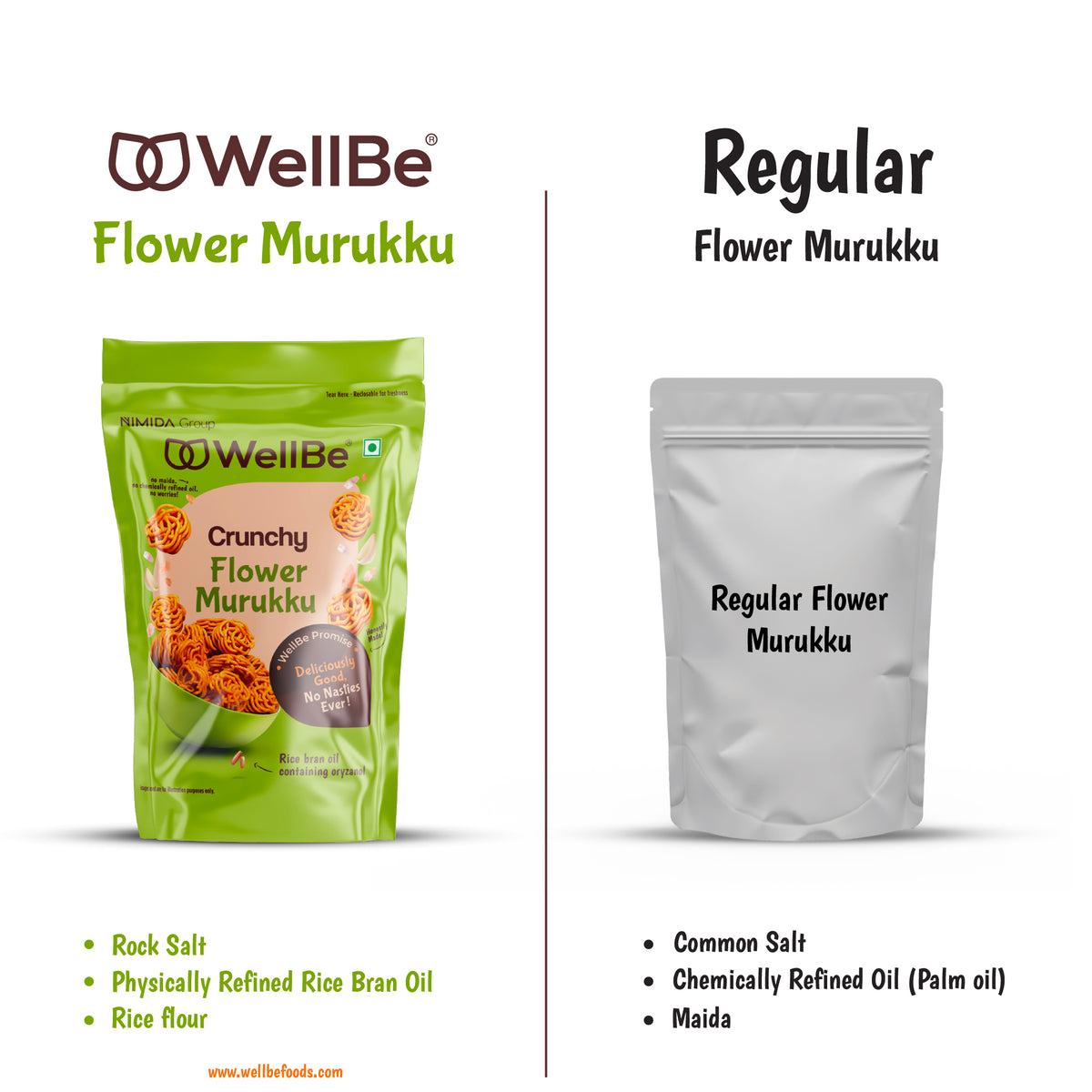 WellBe Flower Murukku 110g
