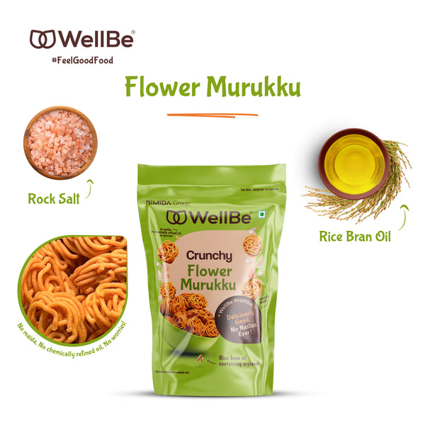 WellBe Flower Murukku 110g